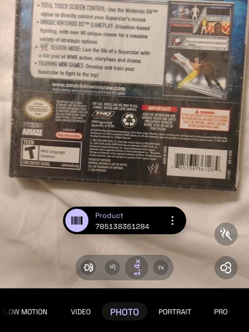 WWE SmackDown vs. Raw 2008 Featuring ECW (Factory Sealed)